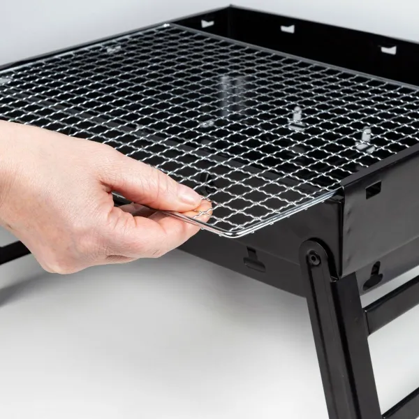 Nešiojamasis Barbekiu Aktive Stačiakampis Juoda 50 x 23 x 30 cm (2 vnt.)