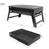 Nešiojamasis Barbekiu Aktive Stačiakampis Juoda 50 x 23 x 30 cm (2 vnt.)