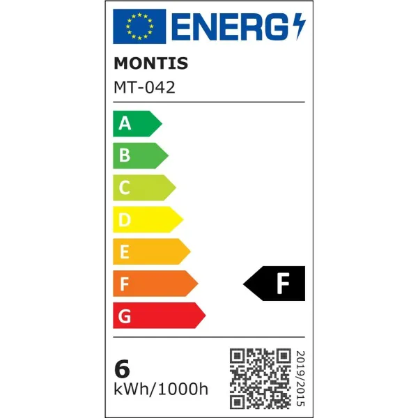 Galda lampa Montis MT042 Balts Melns Alumīnijs ABS 16 Daudzums