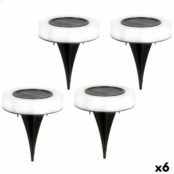 Saules dārza mietu komplekts Aktive 4 Daudzums ABS 10,5 x 12,5 x 10,5 cm (6 gb.)