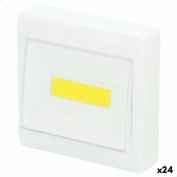 Jungiklis Aktive Balta 8,5 x 8,5 x 3 cm (24 vnt.)