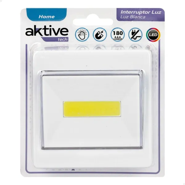 Jungiklis Aktive Balta 8,5 x 8,5 x 3 cm (24 vnt.)
