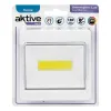 Slēdzis Aktive Balts 8,5 x 8,5 x 3 cm (24 gb.)