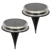 Saulės sodo žibintų rinkinys Aktive 2 Dalys Plastmasinis 12 x 13,5 x 12 cm (6 vnt.)