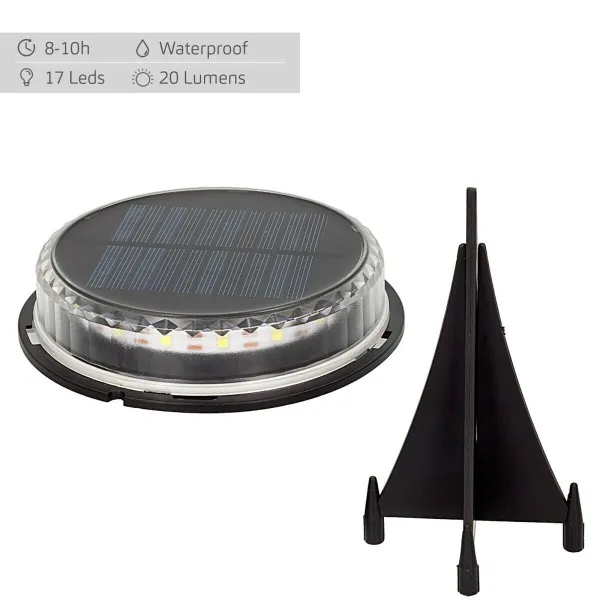 Saulės sodo žibintų rinkinys Aktive 2 Dalys Plastmasinis 12 x 13,5 x 12 cm (6 vnt.)