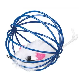 Rotaļlieta Trixie Mouse in a Wire Ball Daudzkrāsains Poliesters