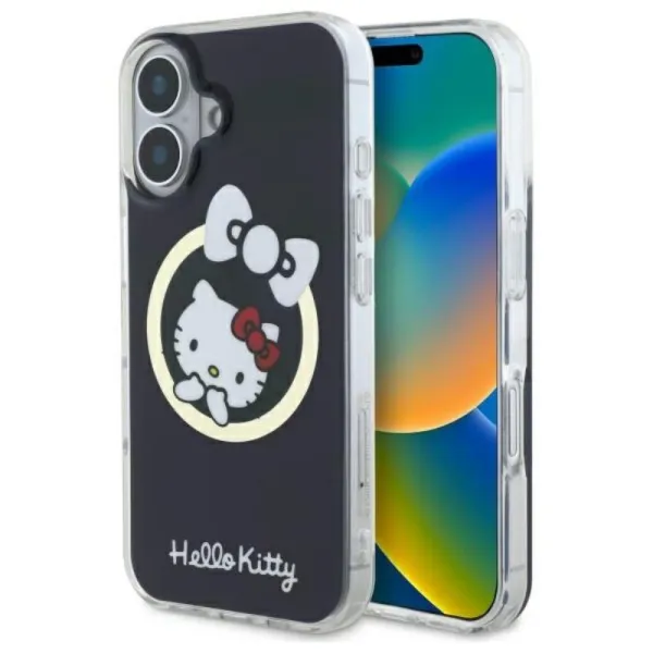 Hello Kitty IML Fun Bow MagSafe - Case for iPhone 16 (black)