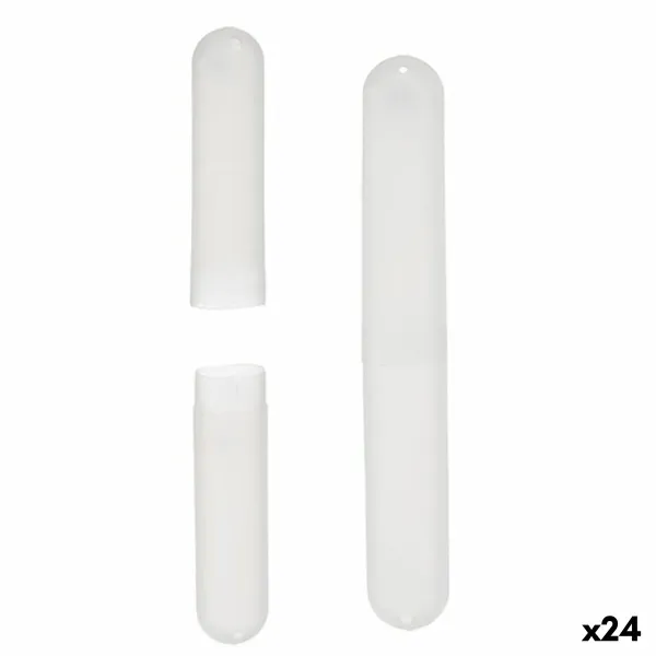 Zobu birstu turētājs Berilo Caurspīdīgs polipropilēns 20 x 2 x 3 cm (24 gb.)