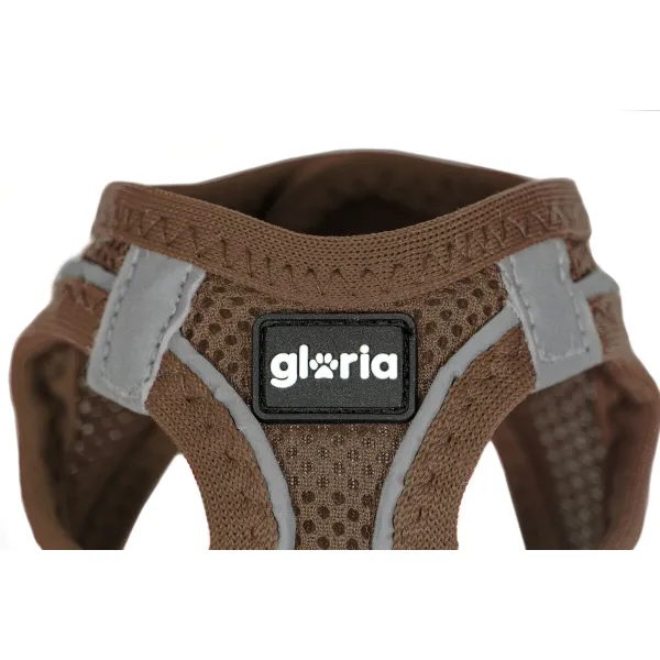 Упряжь для собак Gloria 31-34,6 cm Коричневый XS 27-28 cm
