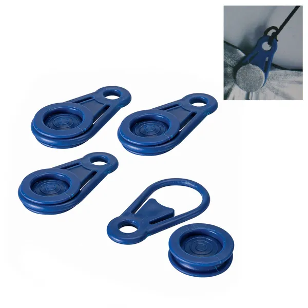Awning and tarpaulin clamps set Bensontools Клип Синий 6 штук Ø 0,44 x 8,3 cm