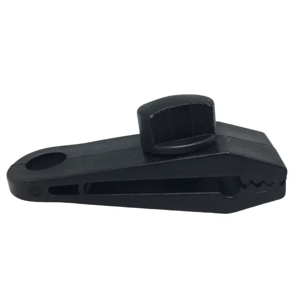 Awning and tarpaulin clamps set Bensontools Klipsi Musta 4 osaa Ø 0,27 x 8 x 3 cm