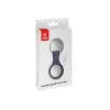 Crong Silicone Case with Key Ring – Protective keychain case for Apple AirTag 1/2 (navy blue)