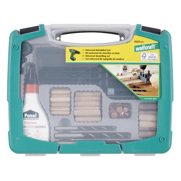 Wood assembly kit Wolfcraft 4645000 Universalus 79 Dalys