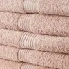 Towel set TODAY 100% cotton 70 x 130 cm Pink (5 Units)