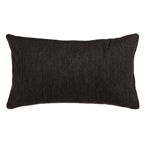 Tyyny Polyesteri Puuvilla Musta 50 x 30 cm