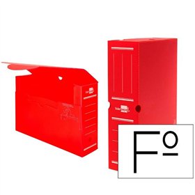 File Box Liderpapel Red (1 Unit)