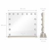 Magnifying Mirror Livoo DOS207 White Mirror