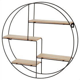 Shelves Max Home Iron MDF Wood 50 x 50 x 10 cm (4 Units)