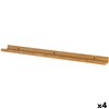 Shelve Max Home MDF Wood 120 X 4 X 10 CM (4 Units)