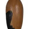 Koristehahmo Ruskea Naamio 18 x 11 x 54 cm