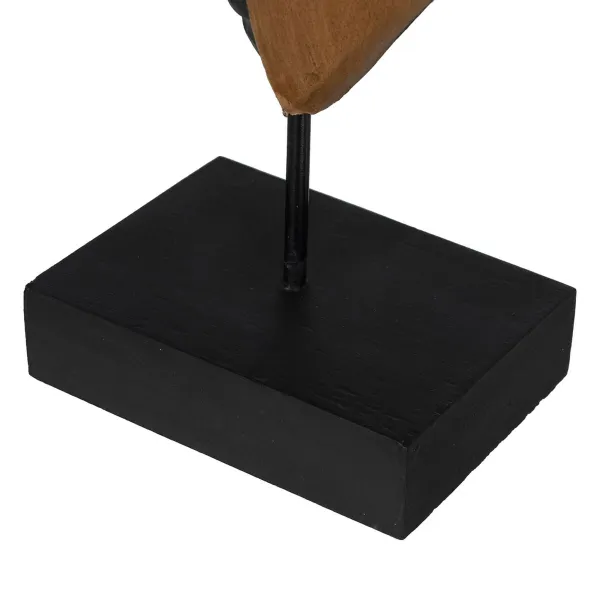 Koristehahmo Ruskea Naamio 18 x 11 x 54 cm