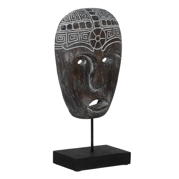 Dekoratīvās figūriņas Brūns Maska 24 x 12 x 46 cm