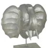 Dekoratīvās figūriņas Sudrabains Zilonis 35 x 21 x 35 cm