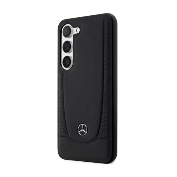 Mercedes Leather Urban Line - Samsung Galaxy S23 FE Case (Black)