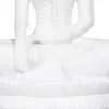 Decorative Figure White Buddha 19,2 x 12 x 32,5 cm