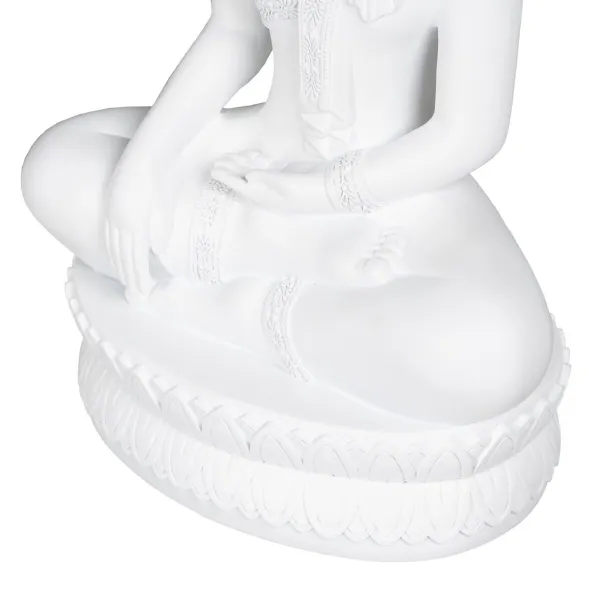 Dekoratyvinė figūrėlė Balta Buda 19,2 x 12 x 32,5 cm