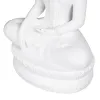 Decorative Figure White Buddha 19,2 x 12 x 32,5 cm