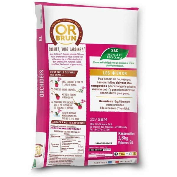 Potting compost OR BRUN 6 L