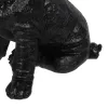 Dekoratyvinė figūrėlė Juoda Auksinis Šuo 15,5 x 18,4 x 25,5 cm