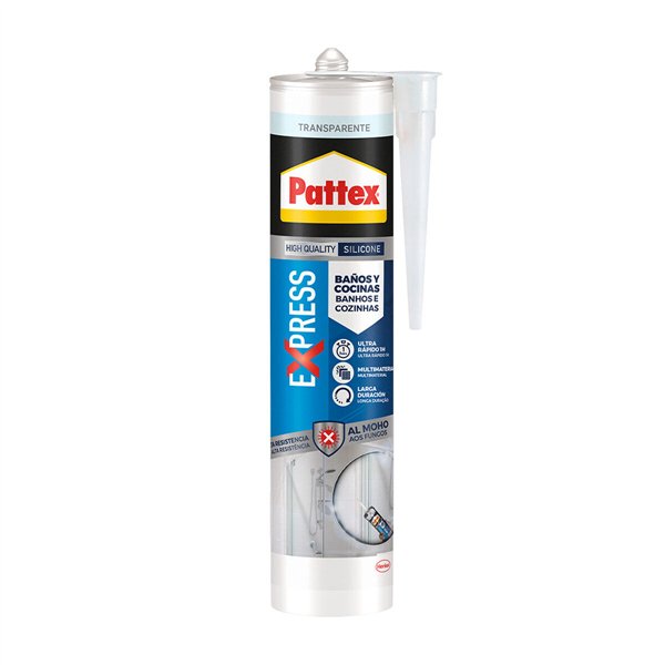 Silicone Pattex Express Transparent 280 ml