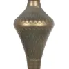 Kynttilänjalka Kullattu Rauta 14 x 14 x 59 cm