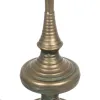 Подсвечник Позолоченный Железо 14 x 14 x 59 cm