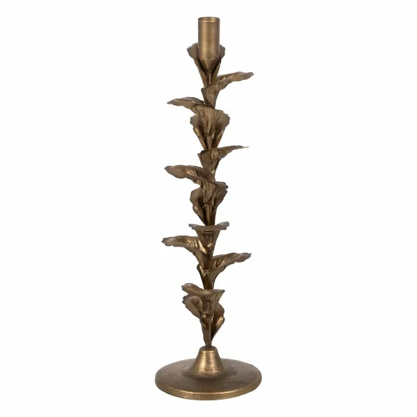 Svečturis Bronza Dzelzs 11,5 x 11,5 x 40 cm