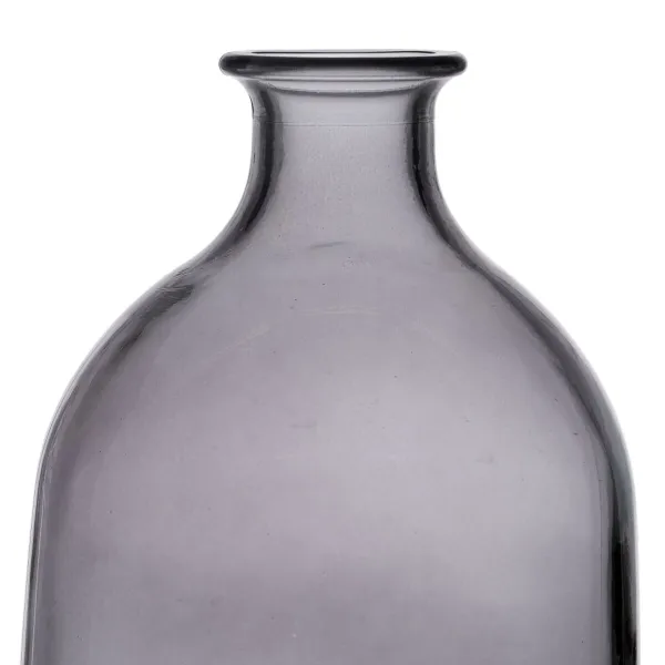 Vaza Pilka perdirbtas stiklas 13 x 13 x 31 cm