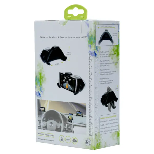 iGrip Universal Smart Grip´R Kit - Universal car holder for smartphones 50 - 75 mm width, 103 - 127 mm height
