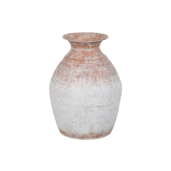 Vāze Balts Dzelzs 27,5 x 27,5 x 36,5 cm
