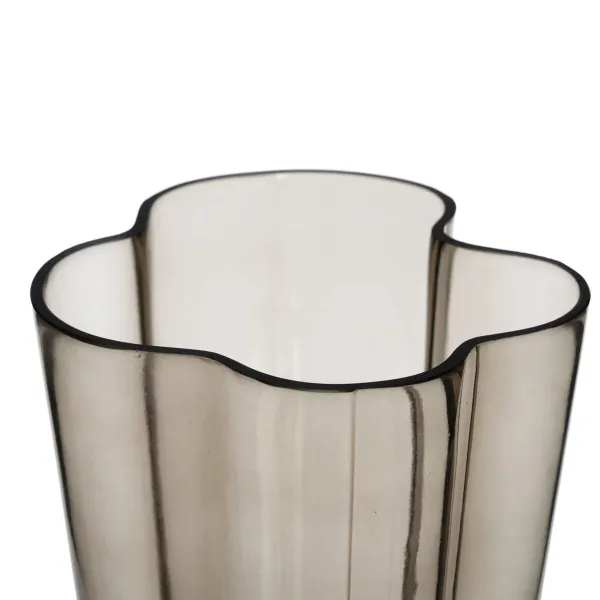 Maljakko Harmaa Kristalli 15,5 x 15 x 25 cm