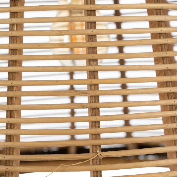 Kattolamppu Luonnollinen Bambu 220-240 V 41 x 41 x 33 cm (2 osaa)