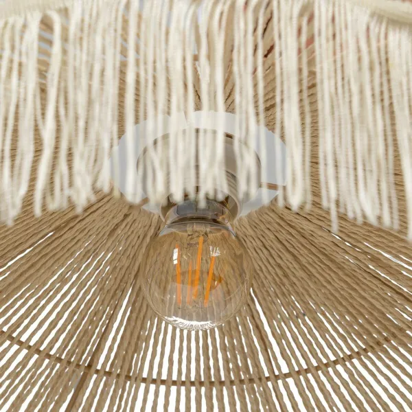 Kattolamppu Beige Paperi Rauta 220-240 V 41 x 41 x 17 cm