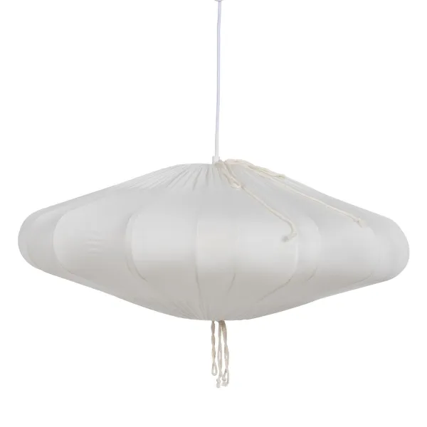 Kattolamppu Valkoinen Puuvilla 220-240 V 59,5 x 59,5 x 23 cm