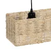 Pakabinamas apšvietimas Juoda Natūralus Geležis 220-240 V 88 x 17,5 x 65 cm