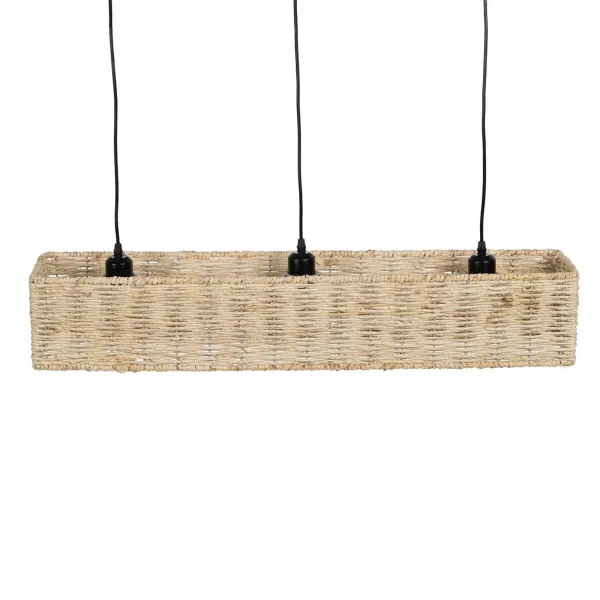 Pakabinamas apšvietimas Juoda Natūralus Geležis 220-240 V 88 x 17,5 x 65 cm