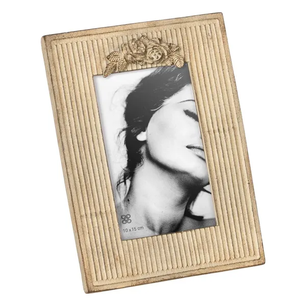 Kuvakehys Beige Polyresiini 17,2 x 2,5 x 22,2 cm