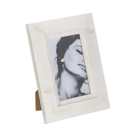 Nuotraukų rėmelis Kreminė Medžio Stiklas 16,5 x 1,5 x 21,5 cm