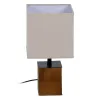 Настольная лампа Коричневый Кремовый 60 W 220-240 V 20 x 20 x 40 cm