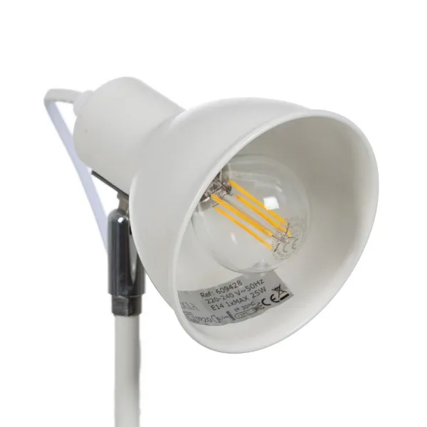 Настольная лампа Белый Железо 25 W 220-240 V 15 x 14,5 x 36,5 cm